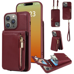 4 card slots Wallet Case Leather Case Book Folding Flip Case with Kickstand Credit Card Slot Magnetic Compatible for iPhone