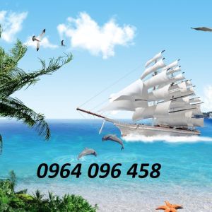 Tranh gạch 3d phong thủy thuận buồm xuôi gió - VXVC42