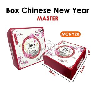 (1 Pcs) Box Chinese New Year MASTER Untuk Kue Roti / Dus Imlek