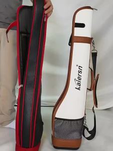 Golf Club Bag Park Golf PU Golf Club Pouch Bag Club Storage