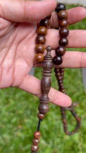 Tasbih Muslim Kayu Gaharu Kalimantan 8 mm