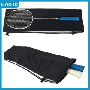 【E-WOITD】 Plush Cloth Badminton Racket Ball Bag Single Shoulder Diagonal Waterproof Squash Storage Backpack Sport Training Cover Youth