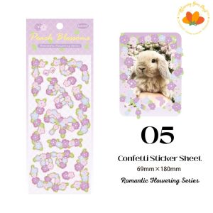 bloomingyourdays Stiker Pita Laser Gradasi Hati Gaya Korea Untuk Dekorasi Kartu DIY photocard pc sticker confeti
