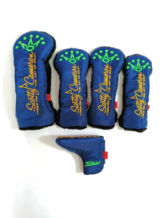 new-golf-scotty-cameron-crown-club-cover-beautifully-embroidered-nylon