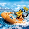(BrickBang) 60012 LEGO City Coast Guard 4x4 & Diving Boat. 