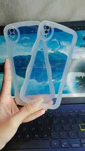 Softcase Gelombang Bening (REALME 3) Clear Case Casing Handphone - PGC SHOP