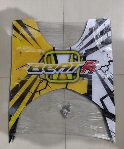 Honda Beat V2 fi Fiber Matting CRACK Design w/ Stainless Screw n Bolts / BEAT STREET