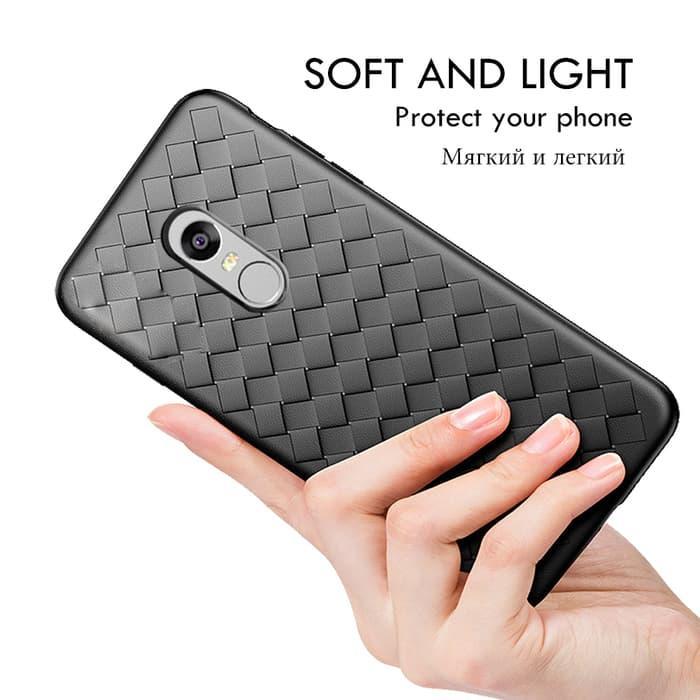 WOVEN Case Xiaomi Redmi Note 4X Mediatek Snapdragon Softcase