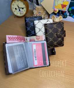 DOMPET KARTU MOTIF BATIK DAN UANG KERTAS PREMIUM WANITA IMPORT TEMPAT KARTU CARD