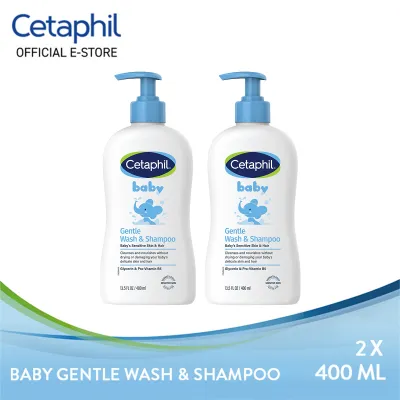 Cetaphil Baby Wash & Shampoo 400ML x 2