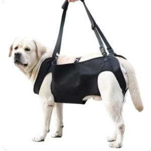 OUTOPEN Thicken Handle Dog Lift Harness Portable Adjustable Strap Dog Sling Carrier Safety Legs Support Pet Lifting Vest Elderly