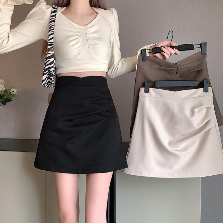 Women's A-line Mini Skirt 2023 Spring Summer New Korean Version