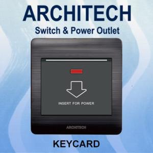 ARCHITECH PLATINUM B9-K15 Sakelar - Saklar kartu Black