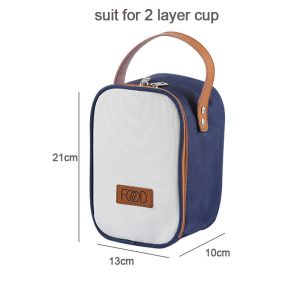 304 Stainless Steel Vacuum Thermal child Lunch Box Insulated Lunch Bag Food Warmer Soup Cup Thermos Containers