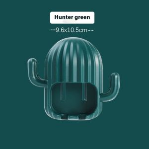 Giá để bàn chải đánh răng giá để bàn chải đánh răng xương rồng giá đỡ bàn chải treo bức tường đơn giản không đục lỗ hộ gia đình