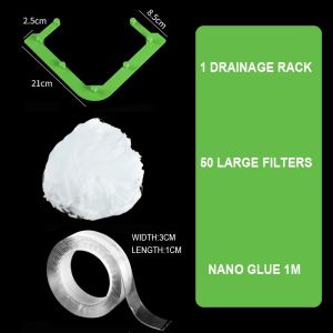 1PC Kitchen Sink Strainer Garbage Filter Bag Hanging Garbage Storage Rack Sewer Drain Anti-blocking Disposable Floor Drain