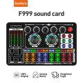 Soundcard F999 (Bonkyo) Audio USB External Sound Card mic Mixer Bluetooth - Black. 