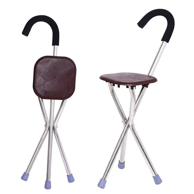 German Elderly Walking Stool Travel Chair Portable Walking Stick