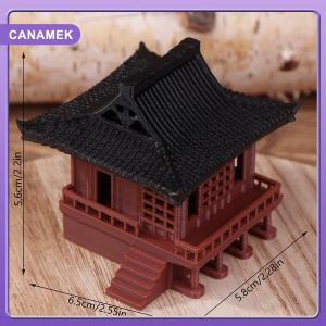 【CANAMEK】 Pavilion Decorations Pagoda Statue Outdoor Fish Tank Adornment Zen Garden Aquarium Ornament Bonsai Landscaping