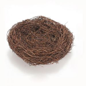 CREATIVE PAVILION Novelty Brown Nature Vine Craft Bird Nest Handmade
