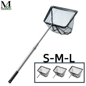 Mishilei Stainless Steel Fishing Gear Telescopic Fishing Gear Folding net triangular head net portable positioning net