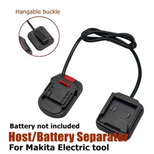 LUXURYLYN Splitter Battery Adapter Extended Line Expansion Cable Battery Converter Battery Extension High Power Li-ion Battery Adapter for Makita 18V Battery Power Tools Applications