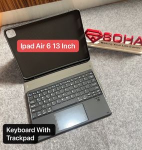 Keyboard Case for Ipad Air 6 13 Inch M2 2024 Flip Case Keyboard Wireless Magic Keyboard Touchpad Case