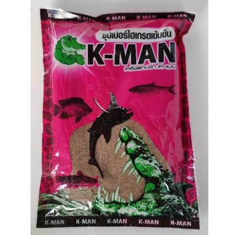 เหยื่อตกปลา เคแมน K MAN สูตรชิฟดำ 470 g , ปลาเกร็ด 480 g ,ถั่วแดง 460 g ...