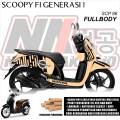 SCP 88 DECAL STICKER SCOOPY FI 2013 2014 2015 2016 SIMPEL FULLBODY. 