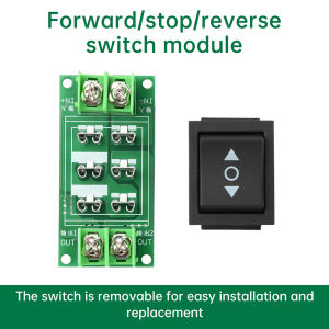 Diymore โมดูลสวิตชิ่งสามขั้นตอนไปข้างหน้า/ถอยหลัง/หยุดจอ DC DC 0-120V พร้อม20A 10A 5A เทอร์มินัล
