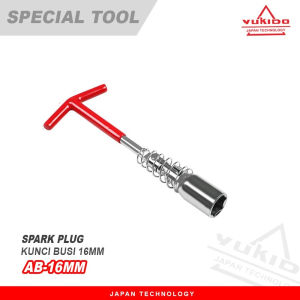 Mollar Kunci Busi 2 Mata Fleksibel 8 inch 16mm dan 21mm Kunci T Mobil Motor/1 pcs BY YUKIDO