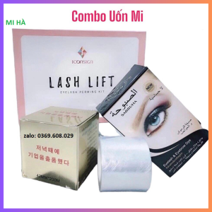 Combo Uốn Mi_Set Uốn Mi + Phủ Đen + Cuộn Ủ Mi 3 Trong 1_Bộ Uốn Mi Đầy Đủ Có Hướng Dẫn Dành Cho Người Tự Uốn Tại Nhà