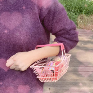 songduanshi Mini Storage Basket Desktop Finishing Cosmetics Jewelry Storage For Girl Dormitory Desktop Organization Container Baskets