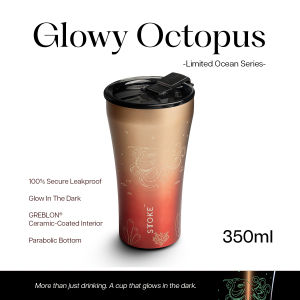 STTOKE Leakproof Ceramic Insulated Cup | 2026 Ocean Series Tumbler | 350ml (12oz)