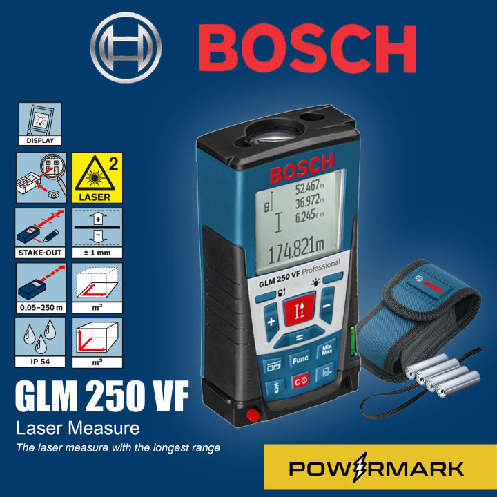 BOSCH GLM 250 VF Laser Range Finder [POWERMARK | BMT] Professional 