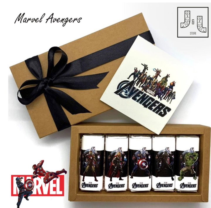 Malaysia Stock Marvel Avengers Special Chocolate Gift Box With Greeting