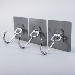 Móc Treo Đồ Dán Tường Inox Siêu Chắc Chịu Lực Tốt