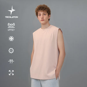 INFLATION brand Mens Youth 2024 Spring/Summer New Product Simple Home Mint Tank Top T-shirt Loose Sleeveless T-shirt