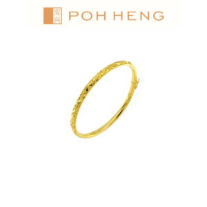 Poh Heng Jewellery 24K Bangle in Yellow Gold[Price By Weight]