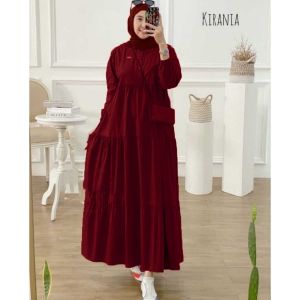 [KL Ready Stock] Jumbo Midi Dress Women Fashion