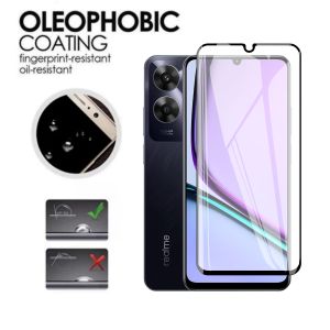 Tempered Glass Realme Note 60 Anti Gores Pelindung Full Layar
