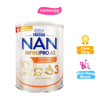 SPDDCT Nestlé NAN InfiniPro A2 3 800g (2-6 tuổi) (6HMO)