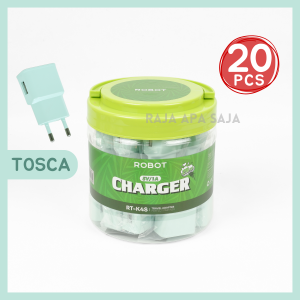 Adaptor Kepala Charger Robot Toples Isi 20 10 Pcs Grosir Adapter Pala Batok Casan Murah K4S New