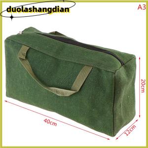 [Duola] Durable Thicker Canvas Tool Pouch for Electrical Tool Storage Organizer
