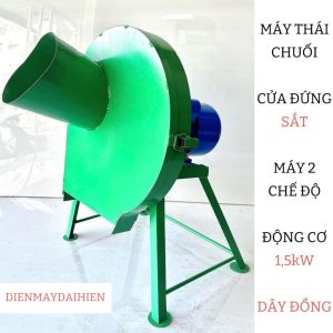 Máy thá¡ Chuối Siêu Mịn Máy Cắt Chuối Nguyên Cây - Băm Cỏ Voi. Động Cơ 15kW Bao Dây Đồng 100%