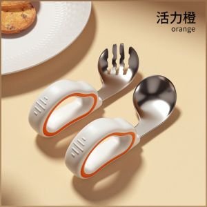 เครื่องใช้บนโต๊ะอาหาร พิเศษสําหรับฝ่ามือเล็กๆ ชาม วัสดุที่ปลอดภัย การฝึกกิน เรียบเนียนไร้เสี้ยน