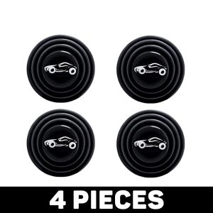 Cửa xe hơi phổ thông miếng đệm giảm xóc Silicone chống va chạm Gasket đệm Cửa Cách âm miếng dán bảo vệ tự động phụ kiện cửa