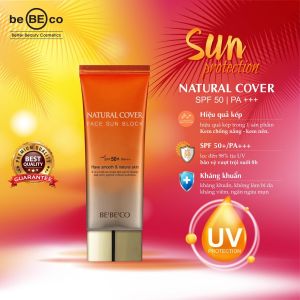Kem chống nắng Bebeco 70ml kem chống nắng 2 trong 1 kem nền Bebeco Natural Cover Face Sum Block SPF 50+/pa+++ chính hãng Kem Chống Nắng Waterproof Hàn Quốc Kem Dưỡng Da Cho Mọi Loại Da - Lazada