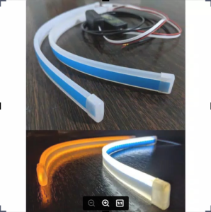 LED SLIM ALIS DRL 30CM WATERPROOF 2 WARNA RUNNING SEN 12 VOLT
