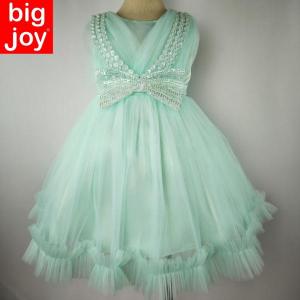 Big Joy Baby Formal Gown with Silver Ribbon Design Mint For Ages 3 to 24 Months Old 564302